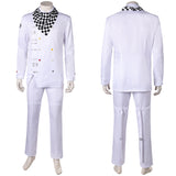 Danganronpa Kokichi Oma White Outfit Cosplay Costume Outfits Halloween Carnival Suit