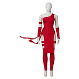 Daredevil Elektra Natchios Women Red Outfit Cosplay Costume Outfit Halloween Carnival Suit