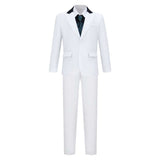 Daredevil Kingpin White Suit Cosplay Costume Outfit Halloween Carnival Suit