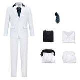 Daredevil Kingpin White Suit Cosplay Costume Outfit Halloween Carnival Suit