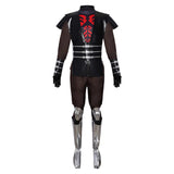 Darth Maul Black Outfit with Cape Cosplay Costume Outfit Halloween Carnival Suit