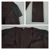 Darth Maul Black Outfit with Cape Cosplay Costume Outfit Halloween Carnival Suit