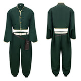 Dead Account Souji Enishiro Dark Green Outfit Cosplay Costume Outfits Halloween Carnival Suit