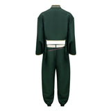 Dead Account Souji Enishiro Dark Green Outfit Cosplay Costume Outfits Halloween Carnival Suit