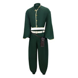 Dead Account Souji Enishiro Dark Green Outfit Cosplay Costume Outfits Halloween Carnival Suit