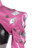 Dead by Daylight Mina Key Women Pink Outfit Cosplay Costume Outfit Halloween Carnival Suit