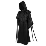 Dead by Daylight The Ghost Face Black Robe Cosplay Costume Outfit Halloween Carnival Suit
