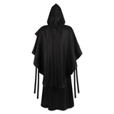 Dead by Daylight The Ghost Face Black Robe Cosplay Costume Outfit Halloween Carnival Suit