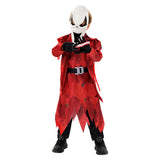 Dead by Daylight The Ghost Face Kids Children Red Outfit Cosplay Costume Outfits Halloween Carnival Suit