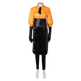 Deadlock Haze Women Yellow Black Outfit Cosplay Costume Outfits Halloween Carnival Suit