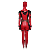 Deadpool & Wolverine 2024 Deadpool Kids Children Red Jumpsuit Full Set Cosplay Costume