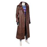 Deadpool & Wolverine 2024 Gambit Brown Outfit Cosplay Costume Outfits Halloween Carnival Suit