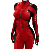 Deadpool & Wolverine 2024 Wade Wilson Women Red Jumpsuit Cosplay Costume