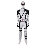 Deadpool & Wolverine 2024 Wade Wilson X-Force White Outfits Cosplay Costume Outfits Halloween Carnival Suit