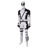 Deadpool & Wolverine 2024 Wade Wilson X-Force White Outfits Cosplay Costume Outfits Halloween Carnival Suit