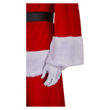 Dear Santa 2024 Satan Claus Red Christmas Outfit Cosplay Costume Outfits Halloween Carnival Suit