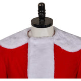 Dear Santa 2024 Satan Claus Red Christmas Outfit Cosplay Costume Outfits Halloween Carnival Suit