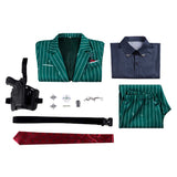 Delta Force Alonso Hudson Green Suit Cosplay Costume Outfit Halloween Carnival Suit