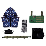 Delta Force Hackclaw Women Green Outfit Cosplay Costume Outfit Halloween Carnival Suit