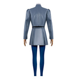 Descendants Chloe Charming Women Gray Outfit Cosplay Costume Outfit Halloween Carnival Suit