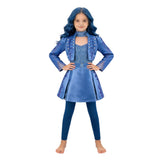 Descendants Chloe Kids Children Blue Dress Cosplay Costume Outfit Halloween Carnival Suit