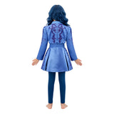 Descendants Chloe Kids Children Blue Dress Cosplay Costume Outfit Halloween Carnival Suit