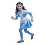 Descendants Evie Kids Children Blue Dress Cosplay Costume Outfit Halloween Carnival Suit