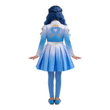 Descendants Evie Kids Children Blue Dress Cosplay Costume Outfit Halloween Carnival Suit
