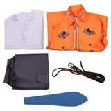 Descendants Luis Madrigal Kids Children Orange Outfit Cosplay Costume Outfit Halloween Carnival Suit
