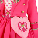 Descendants Pink Kids Children Pink Dress Cosplay Costume Outfit Halloween Carnival Suit