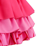 Descendants Pink Kids Children Pink Dress Cosplay Costume Outfit Halloween Carnival Suit
