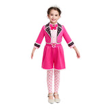 Descendants Pink Kids Children Pink Pantsuit Cosplay Costume Outfit Halloween Carnival Suit