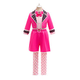 Descendants Pink Kids Children Pink Pantsuit Cosplay Costume Outfit Halloween Carnival Suit