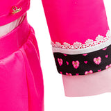 Descendants Pink Kids Children Pink Pantsuit Cosplay Costume Outfit Halloween Carnival Suit