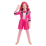 Descendants Pink Kids Children Pink Shorts Set Cosplay Costume Outfit Halloween Carnival Suit