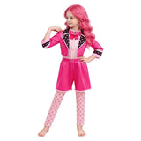 Descendants Pink Kids Children Pink Shorts Set Cosplay Costume Outfit Halloween Carnival Suit