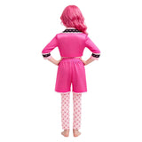 Descendants Pink Kids Children Pink Shorts Set Cosplay Costume Outfit Halloween Carnival Suit