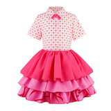 Descendants Pink Women Pink Outfit Cosplay Costume Outfit Halloween Carnival Suit