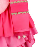 Descendants Pink Women Pink Outfit Cosplay Costume Outfit Halloween Carnival Suit