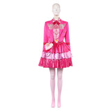 Descendants Princess Pink of Hearts Women Pink Outfit Cosplay Costume Outfit Halloween Carnival Suit