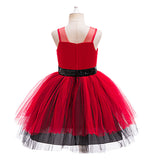 Descendants Red Kids Children Red Dress Cosplay Costume Outfit Halloween Carnival Suit