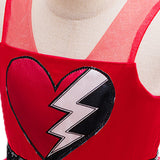 Descendants Red Kids Children Red Dress Cosplay Costume Outfit Halloween Carnival Suit
