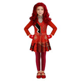 Descendants Red Kids Children Red Outfit Cosplay Costume Outfit Halloween Carnival Suit