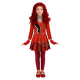 Descendants Red Kids Children Red Outfit Cosplay Costume Outfit Halloween Carnival Suit