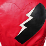 Descendants Red Women Red Leather Suit Cosplay Costume Outfit Halloween Carnival Suit