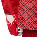 Descendants Red Women Red Leather Suit Cosplay Costume Outfit Halloween Carnival Suit