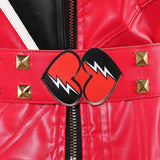 Descendants Red Women Red Leather Suit Cosplay Costume Outfit Halloween Carnival Suit