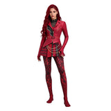 Descendants Red Women Red Outfit Cosplay Costume Outfit Halloween Carnival Suit