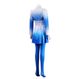 Descendants: Wicked Wonderland Chloe Women Blue Outfit Cosplay Costume Outfit Halloween Carnival Suit