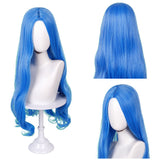 Descendants: Wicked Wonderland Evie Blue Cosplay Wig Heat Resistant Synthetic Hair Carnival Halloween Party Props